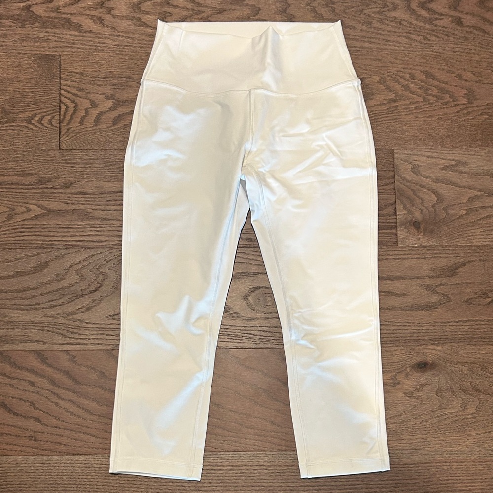 High-Waisted Cream Pants